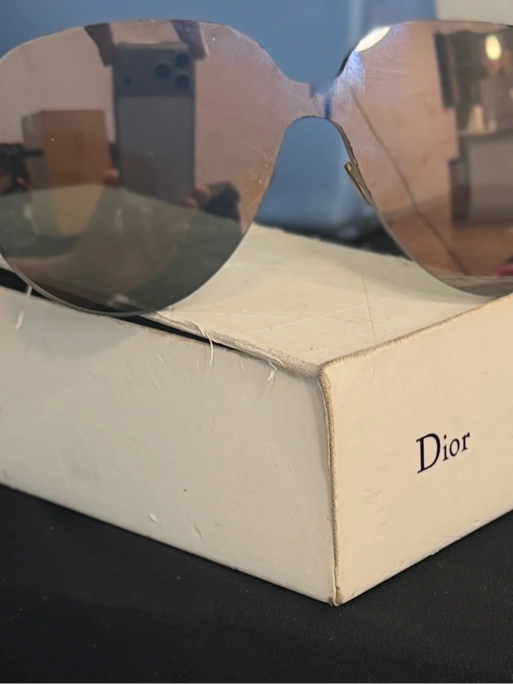 Vintage Christian Dior Rimless Sunglasses